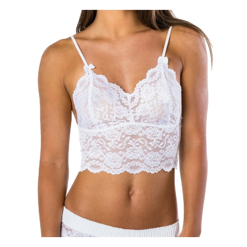 White lace Camisole bralette new style FOXERS