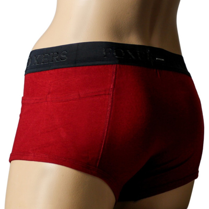 Black Cherry Tomboy Boxer Brief | Foxers