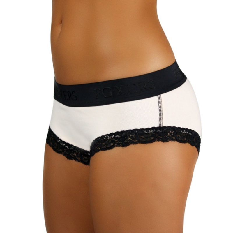 Blush Pink Boy Brief with Black Logo Waistband