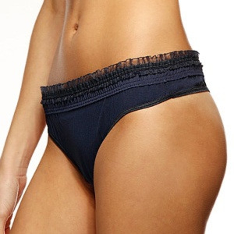 Midnight Blue Sheer Thong