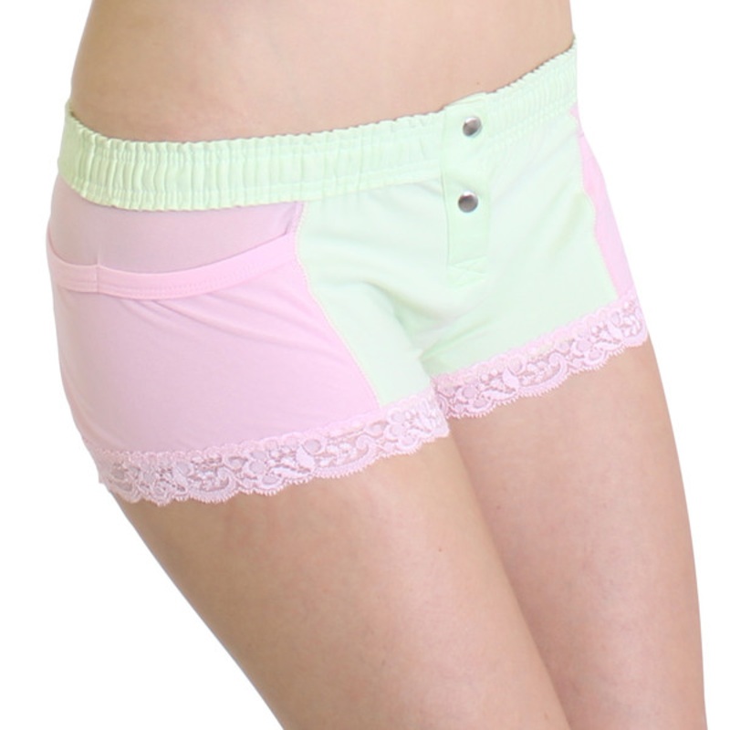 Mint Green Boxer Brief with Pink Accents