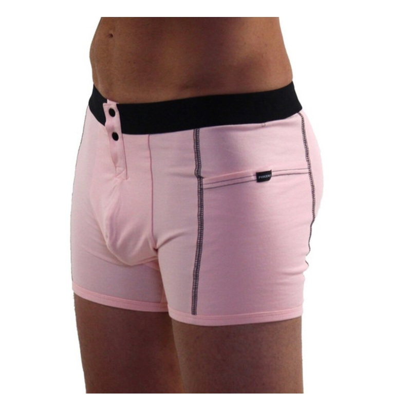 Pink Men’s Boxer Brief with Pockets