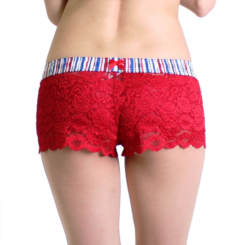 Red White and Blue / Red Lace Boxers