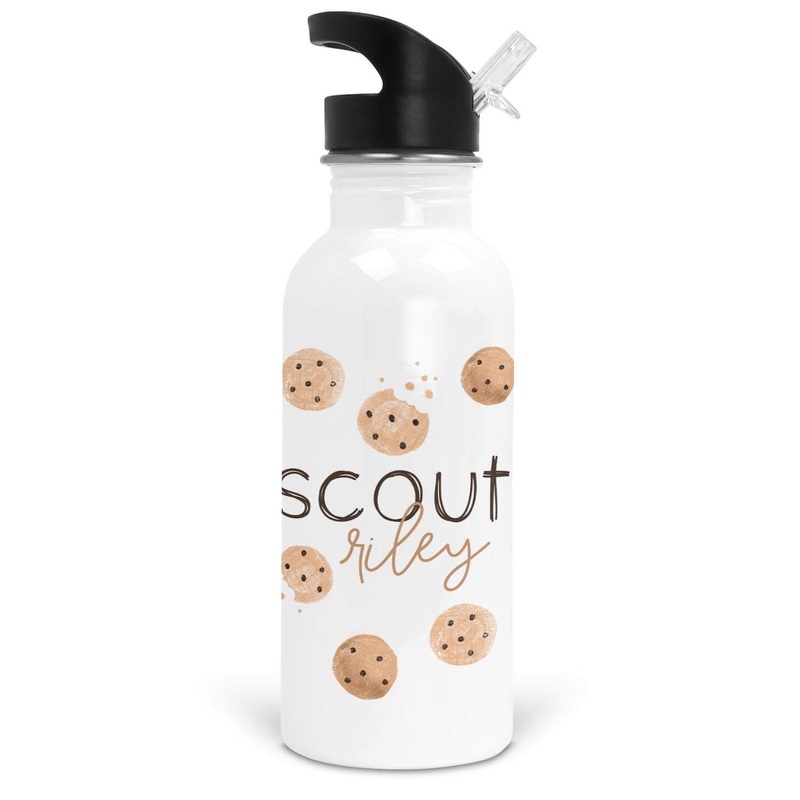 Cookie Crumble Personalized Kids Water Bottle
