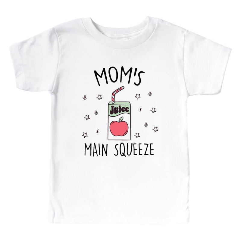 Mom’s Main Squeeze Kids Graphic Tee | White