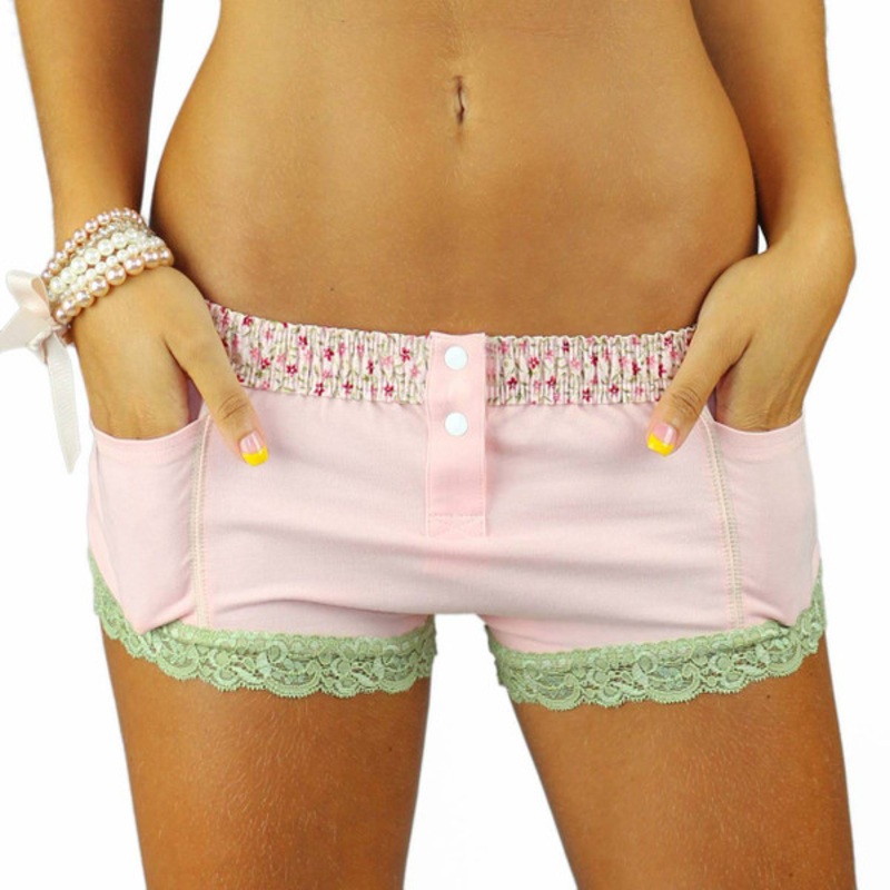 Pink Boxers Briefs | Pink Posies Waistband