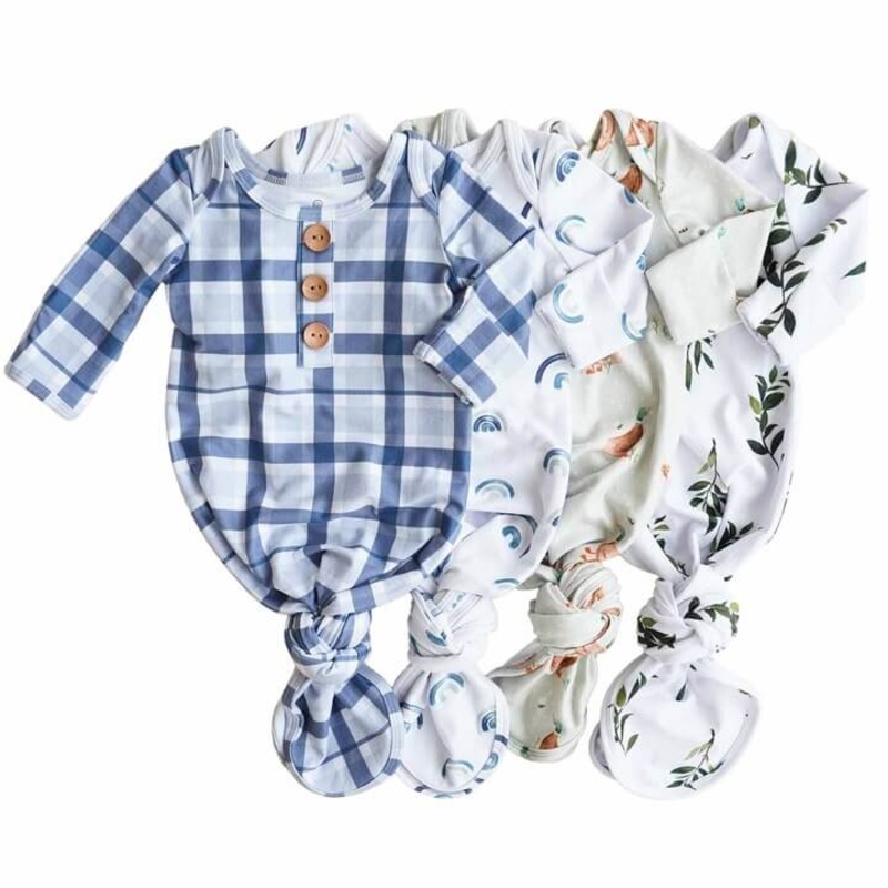 Printed Knot Gowns for Boys | Best Sellers