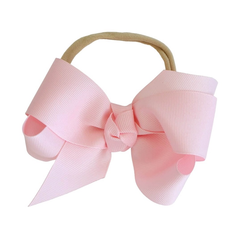 Ribbon Bow Headband | Pretty Pink