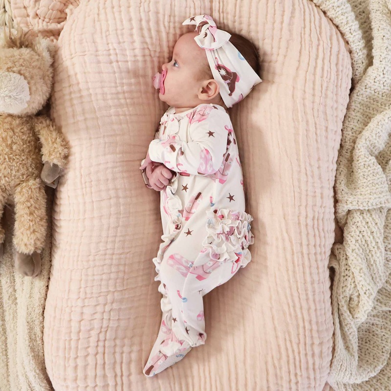 Boot Scootin’ Zipper Footie