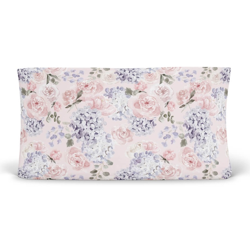 Henlee’s Hydrangea Changing Pad Cover