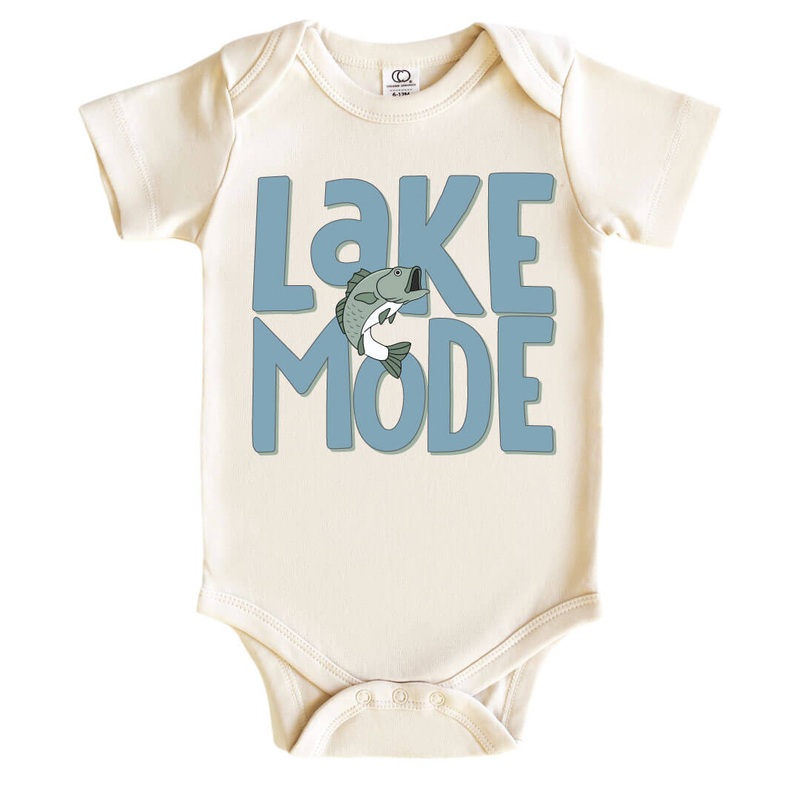 Lake Mode Graphic Bodysuit | Natural