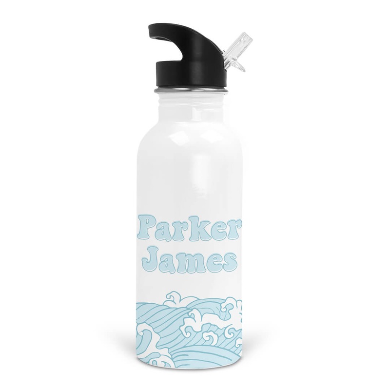 Makin’ Waves Personalized Kids Water Bottle