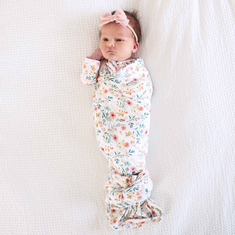 Winnie’s Wildflowers Oversized Swaddle Blanket