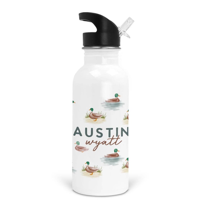 Little Duckling Personalized Kids Water Bottle