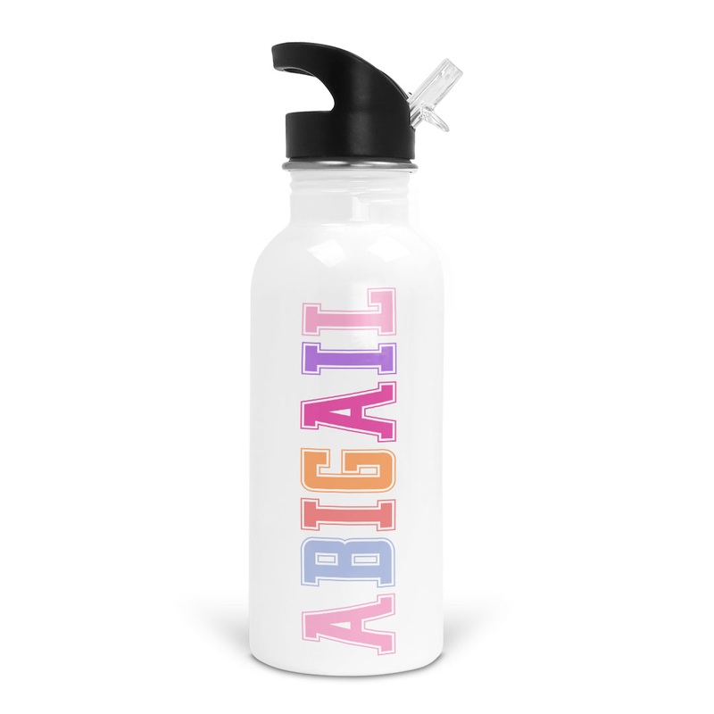 Varsity Team Personalized Kids Water Bottle