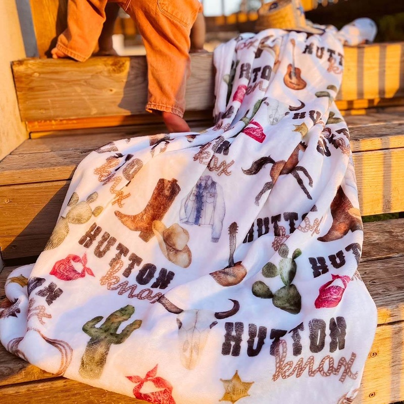 Wild West | Personalized Kids Blanket