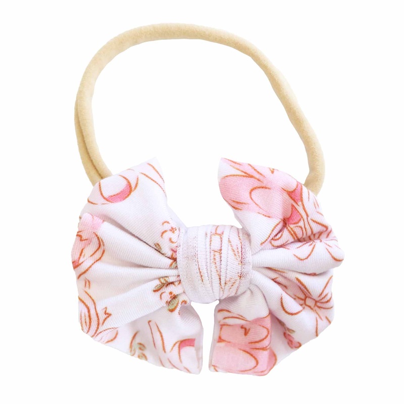 Ballet Blossoms Knit Bow Headband