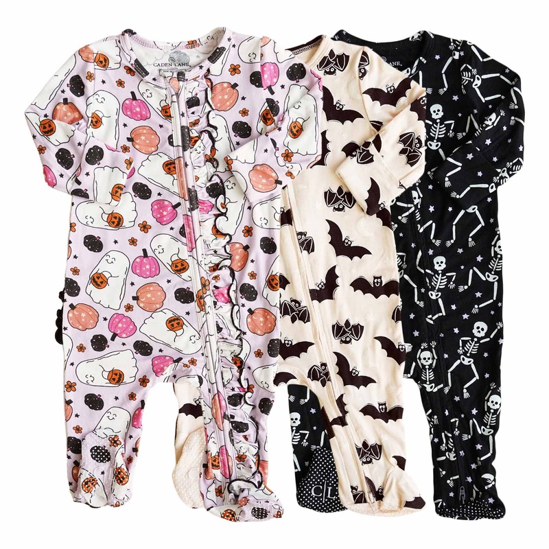 Fall Holiday Zipper Footies