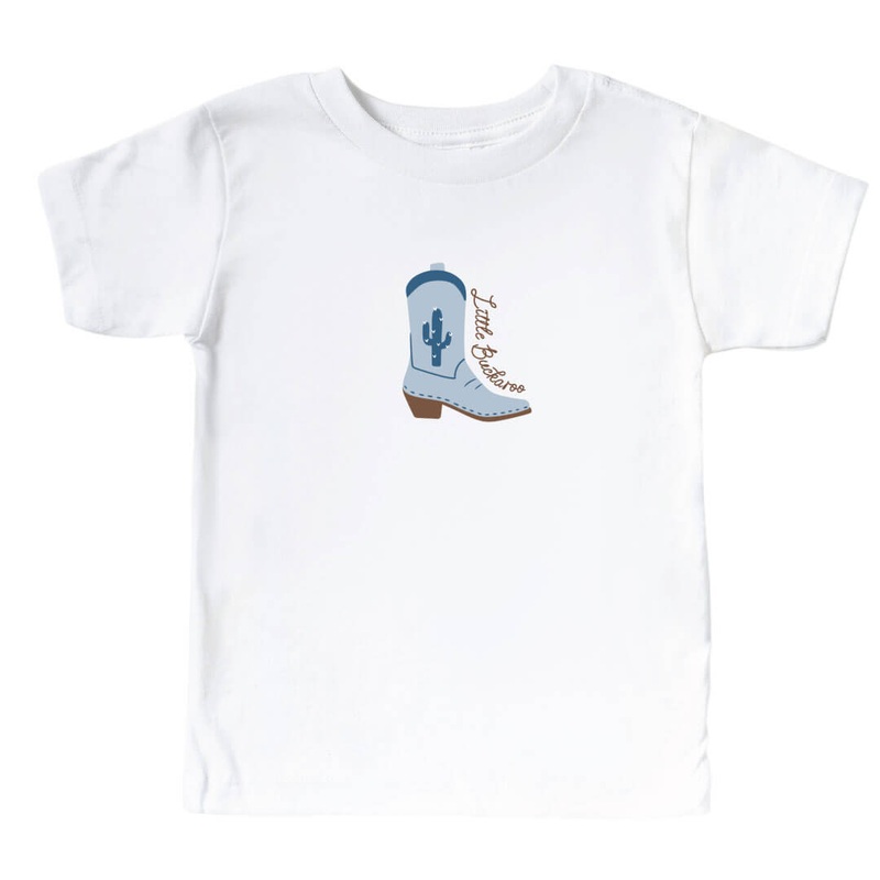 Little Buckaroo Kids Graphic Tee | White
