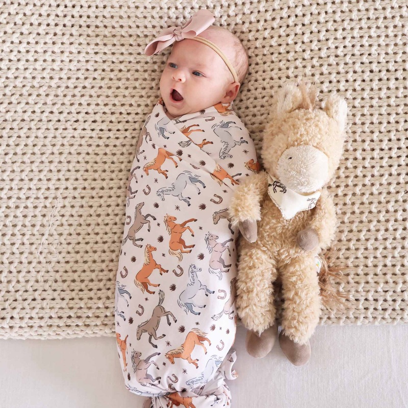 P’s Ponies Oversized Swaddle Blanket