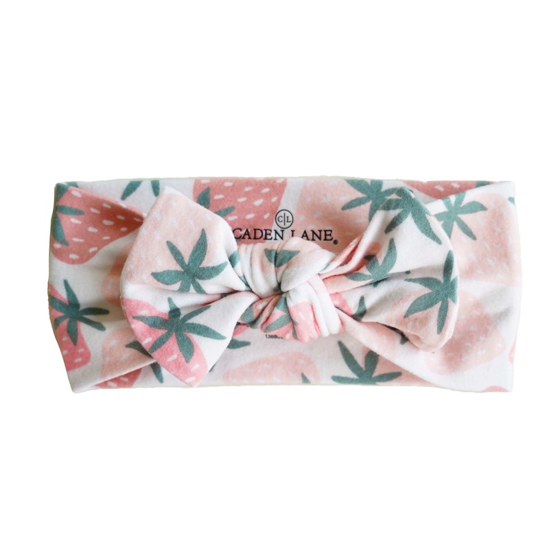 Berry Happy Knit Large Bow Headwrap