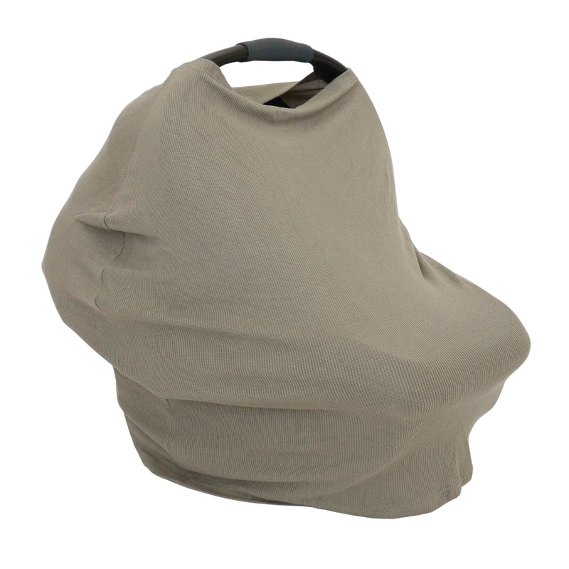Eucalyptus Bamboo Waffle Multi-Use Stretchy Car Seat & Nursing Cover