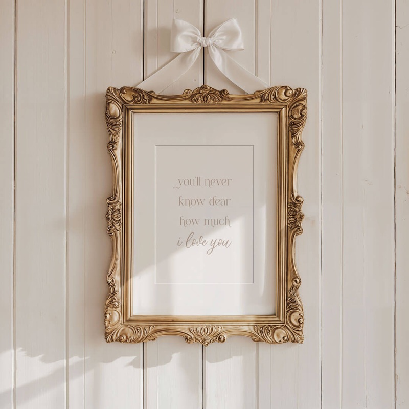 I Love You Digital Wall Art