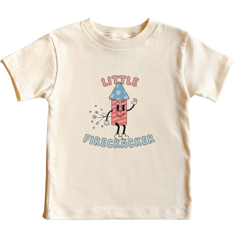 Little Firecracker Kids Graphic Tee | Natural