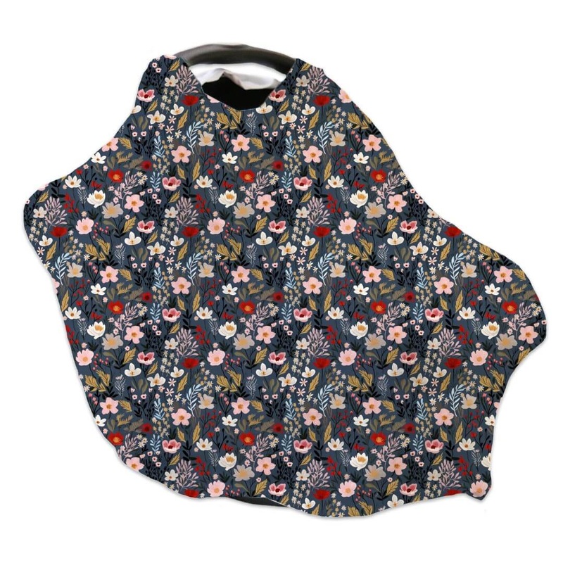 Midnight Meadow Multi-Use Stretchy Car Seat & Nursing Cover