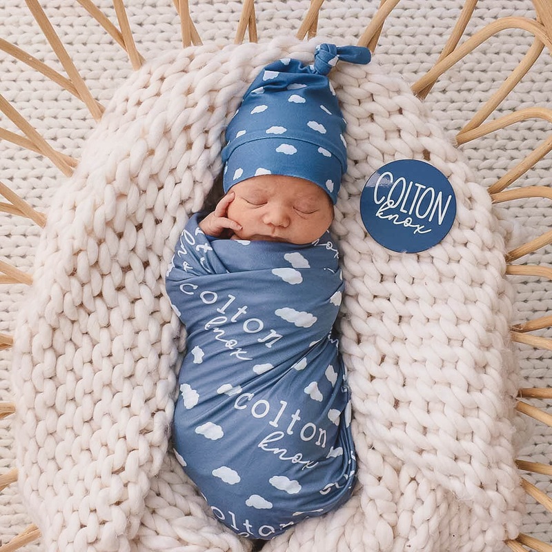 Sweet Dreams Personalized Swaddle Blanket