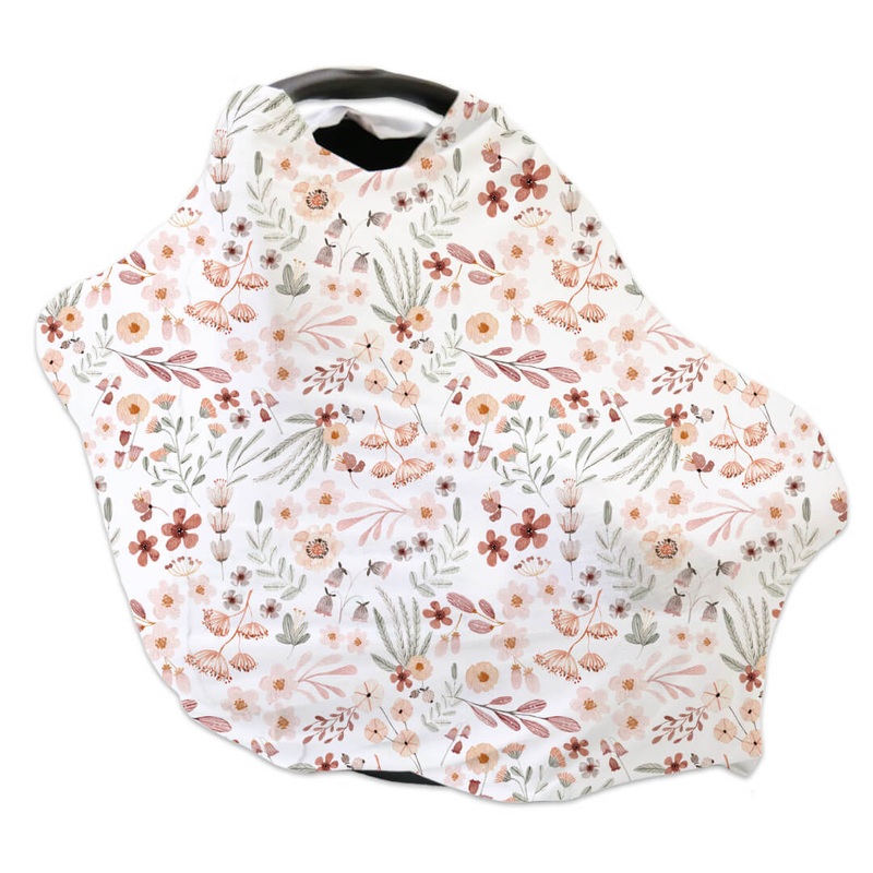 Wren’s Wildflower Multi-Use Stretchy Car Seat & Nursing Cover