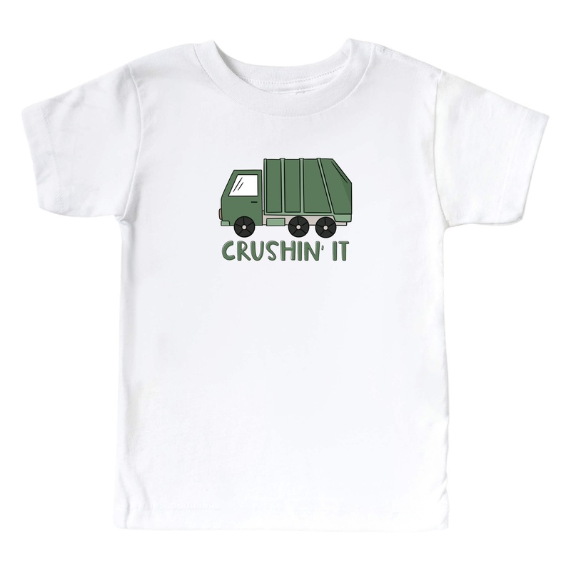 Crushin’ It Kids Graphic Tee | White