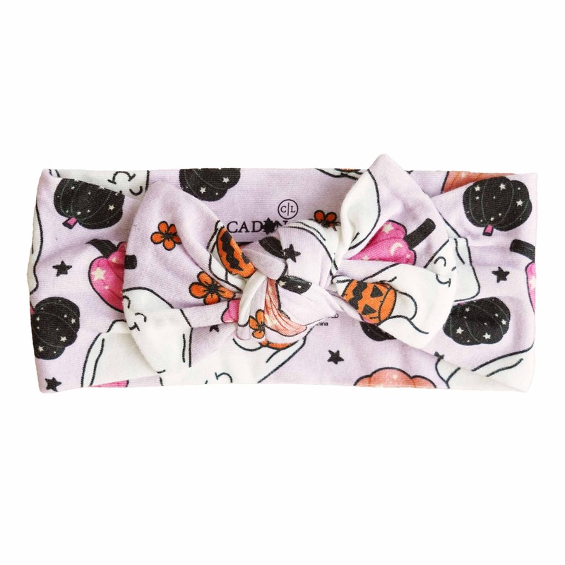 Girly Ghouls Knit Large Bow Headwrap