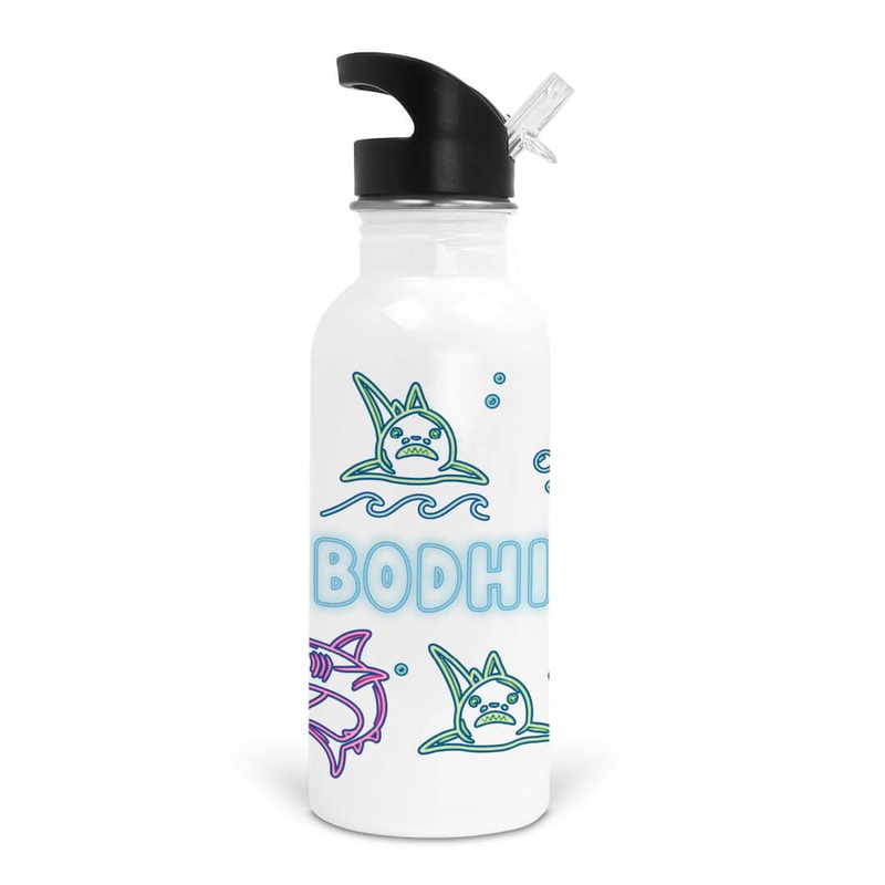 Glow Fins Personalized Kids Water Bottle
