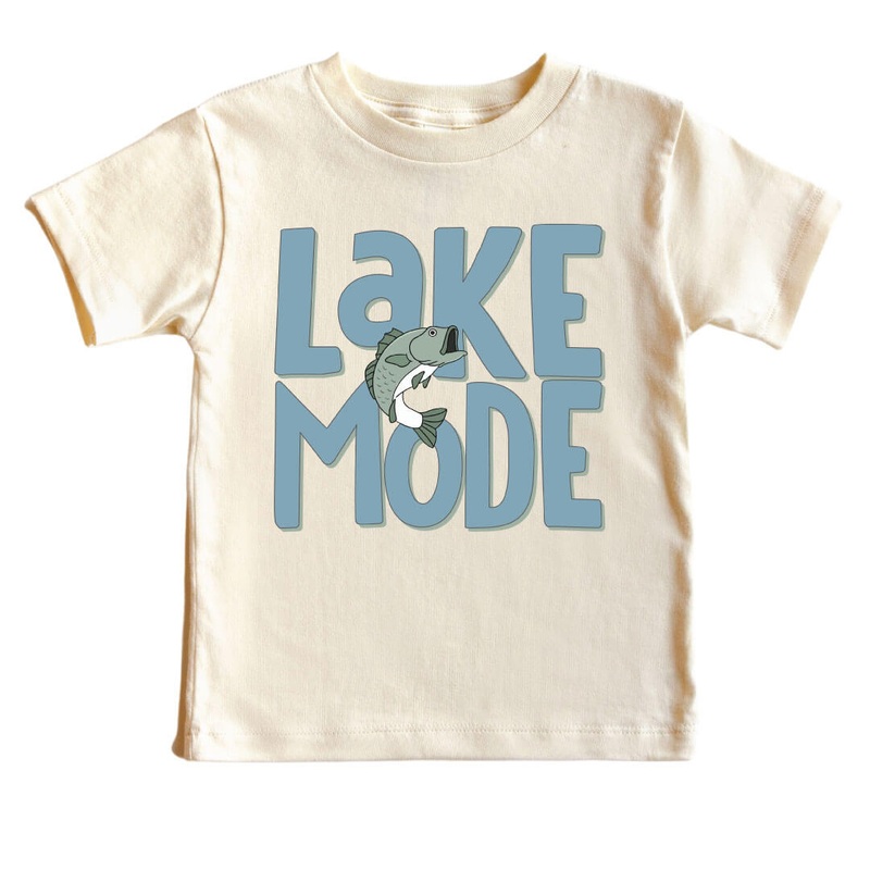 Lake Mode Kids Graphic Tee | Natural