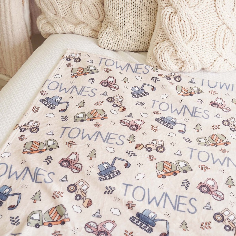 New Build Personalized Kids Blanket