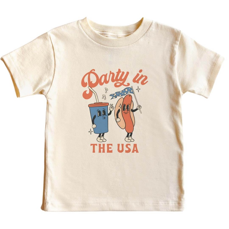 American Dog Kids Graphic Tee | Natural
