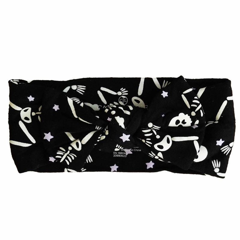 Baddie Bones Knit Large Bow Headwrap