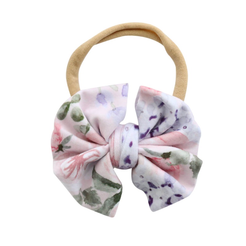 Henlee’s Hydrangea Knit Bow Headband