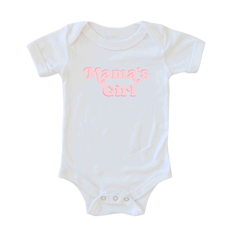 Mama’s Girl Graphic Bodysuit | White
