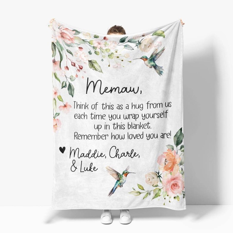 Personalized Blanket | Humming Birds