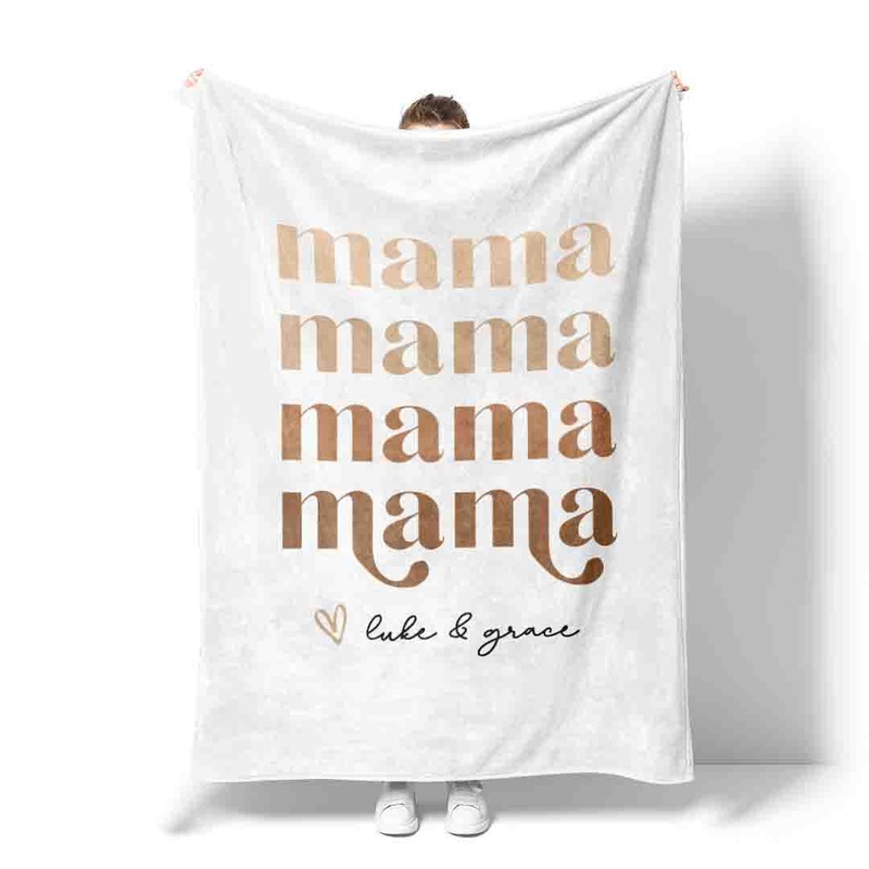Personalized Blanket | Retro Mama