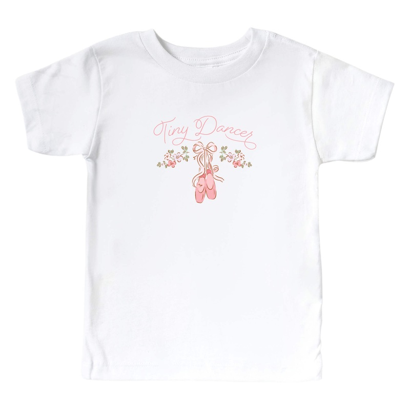 Tiny Dancer Kids Graphic Tee | White