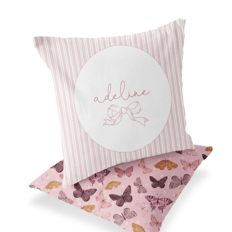 Wildflower Personalized Accent Pillow