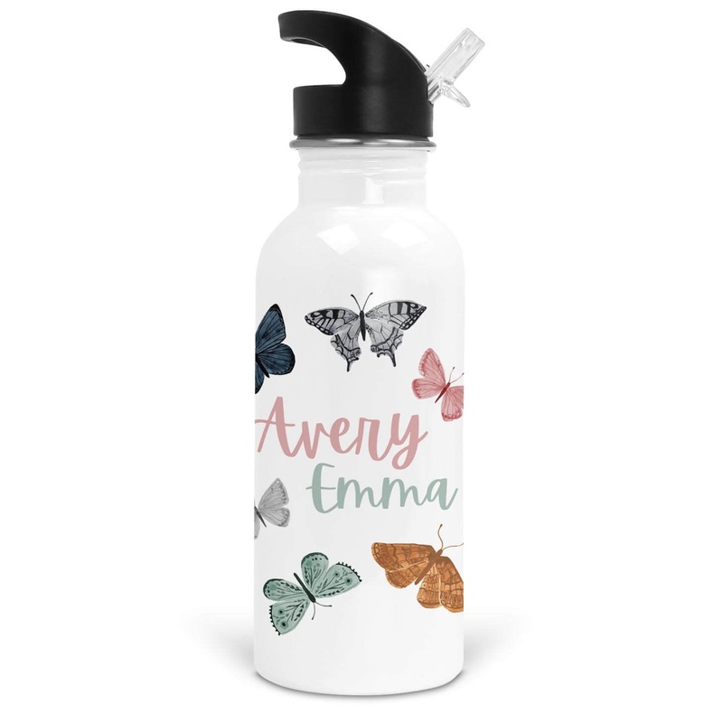 Bentley’s Butterfly Personalized Kids Water Bottle