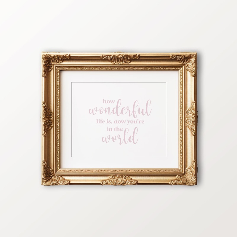 How Wonderful Digital Wall Art