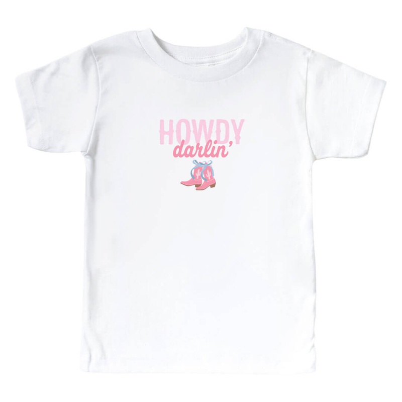 Howdy Darlin’ Kids Graphic Tee | White