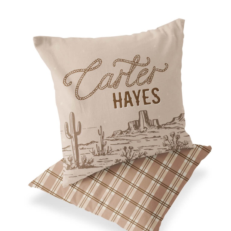 Little Cowboy Personalized Accent Pillow