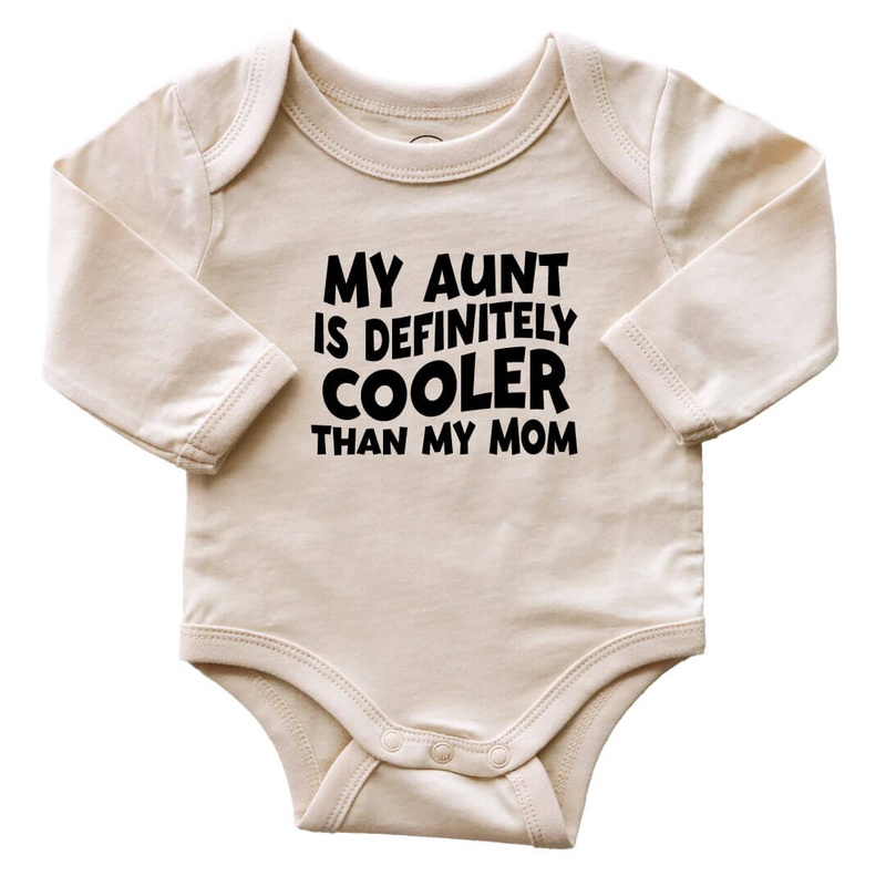 My Aunt’s Cooler Long Sleeve Graphic Bodysuit | Natural