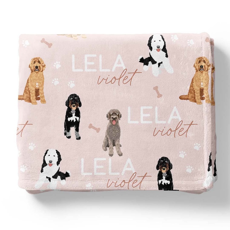 Personalized Kids Blanket | Doodles